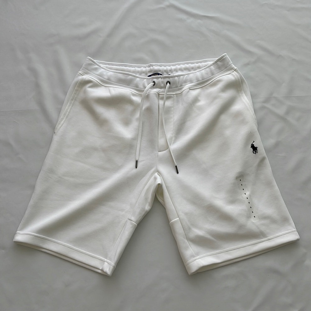 Polo Ralph Lauren Men’s Athletics Shorts Double Knit White Various Sizes New